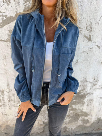 Ariella™ - Giacca Casual con Cappuccio e Cerniera