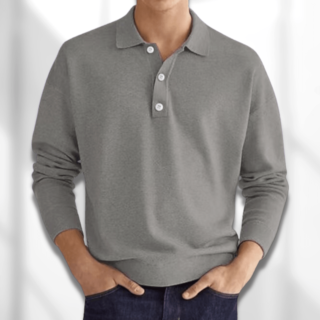 Paolo™ - Maglione Polo in Cotone Morbido