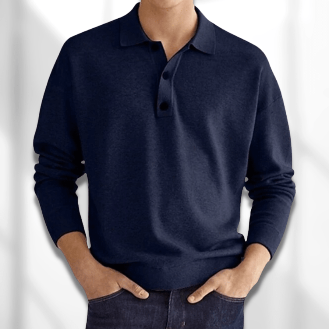 Paolo™ - Maglione Polo in Cotone Morbido