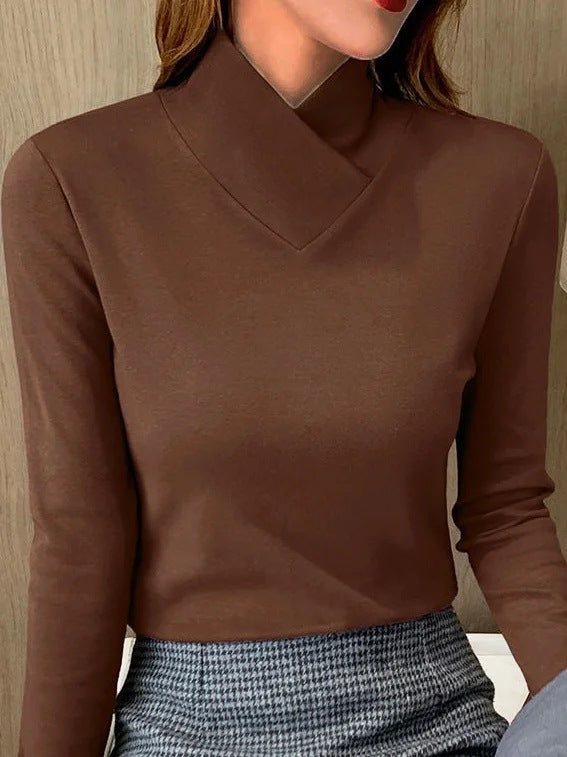 Livia™ - Maglia Sofisticata a Collo Alto
