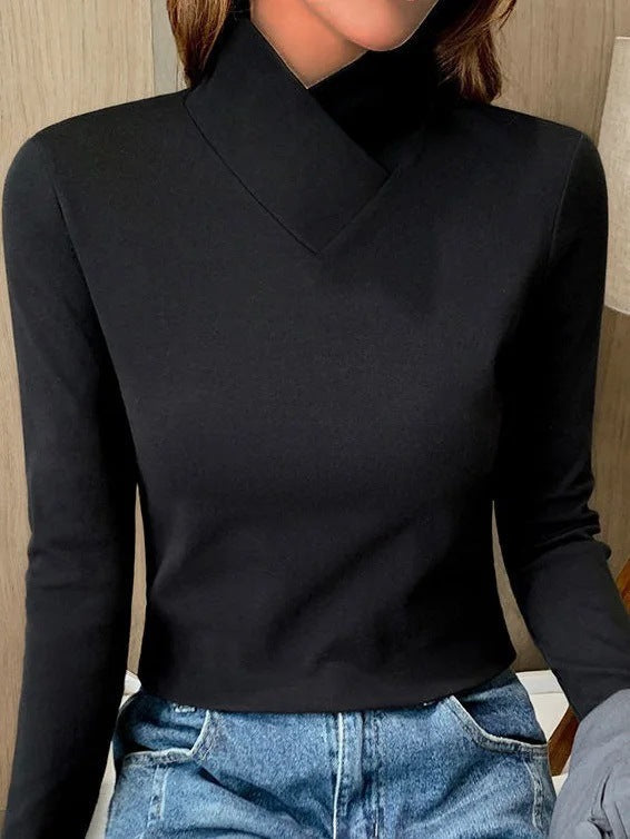 Livia™ - Maglia Sofisticata a Collo Alto