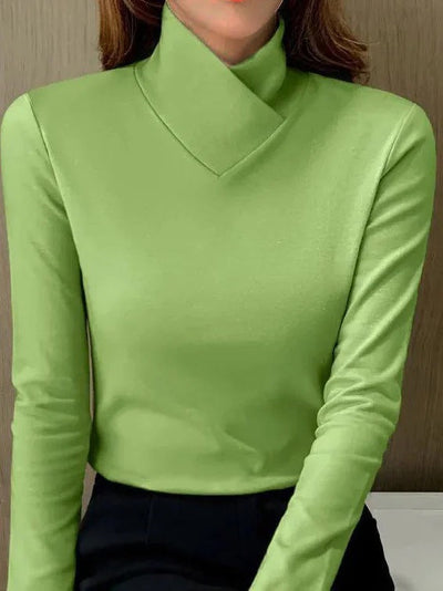 Livia™ - Maglia Sofisticata a Collo Alto
