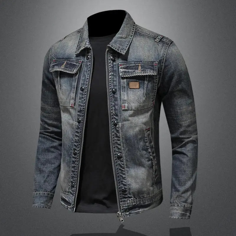 ADRIAN™ - Giacca in Jeans Retrò