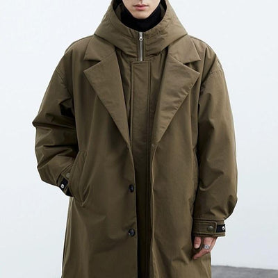 Luca™ - Trench Coat Impermeabile con Cappuccio