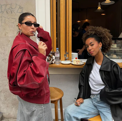 Amara™ - Giacca in pelle oversize