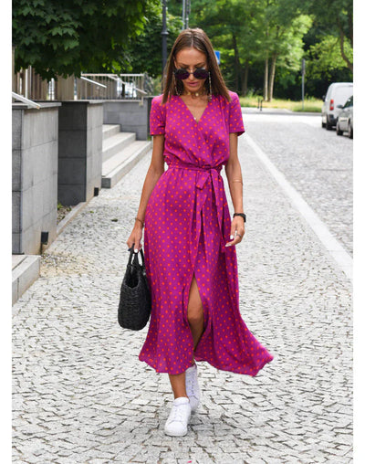 Lara™ - Elegante abito con scollo a V