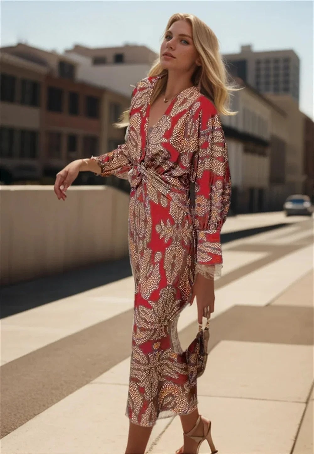 Sofia™ - Vestito in Seta Elegante
