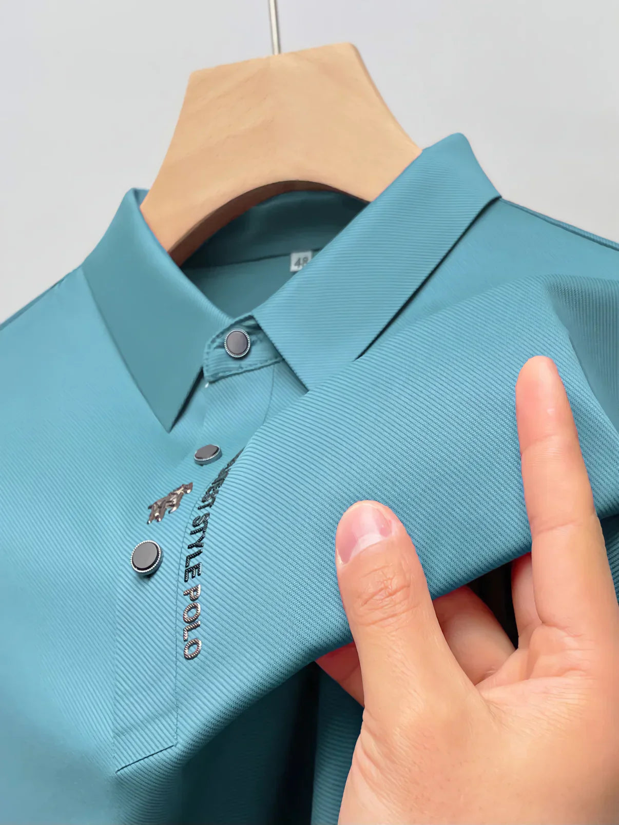 Carlo™ - Polo Muscle Fit senza rughe