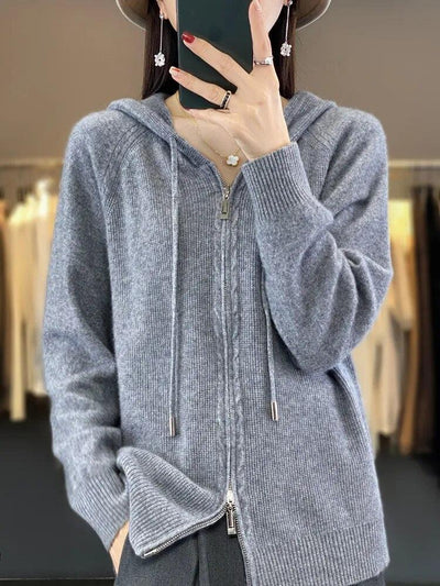 Mila™ - Felpa con Cappuccio in Maglia Morbida
