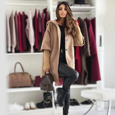 Sofia™ - Cappotto Elegante con Maniche a Pipistrello e Taglio Oversize