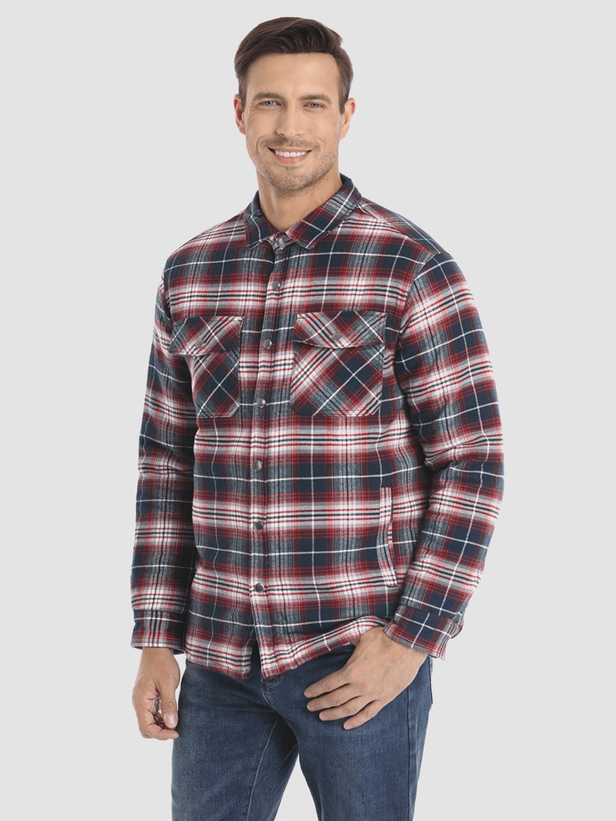 Matteo™ - Giacca di flanella a righe