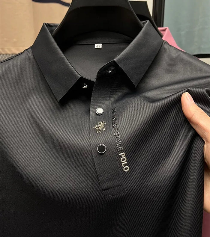 Carlo™ - Polo Muscle Fit senza rughe