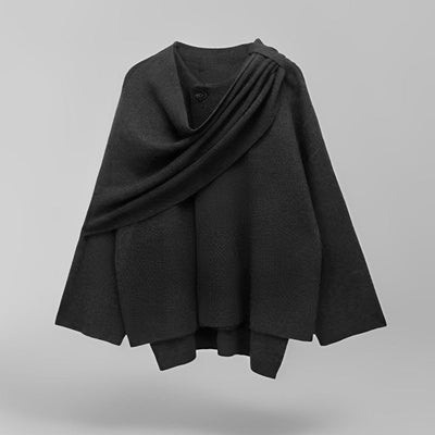 Mila™ - Cappotto Elegante con Design Drappeggiato