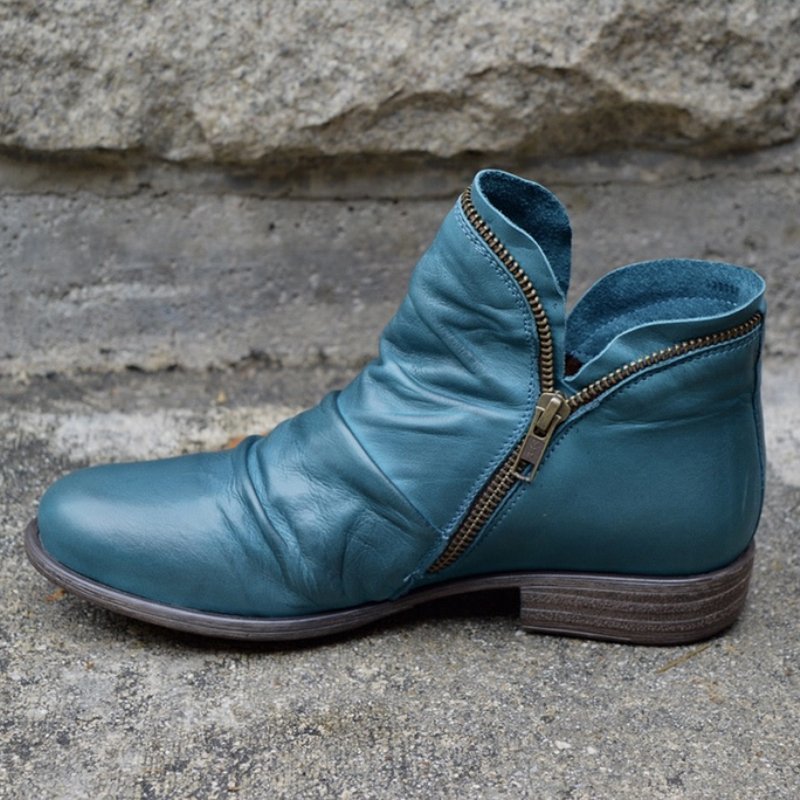 Bianca™ | Stivali in Pelle con Chiusura a Zip